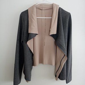 Osklen women's light jacket, medium, gray and tan